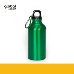 Botella Deportiva de Aluminio 420cc Verde