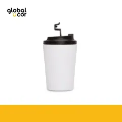 Mug térmico metálico doble pared NORWAY 355cc. Blanco