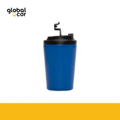 Mug térmico metálico doble pared NORWAY 355cc. Azul