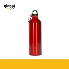 Botella Deportiva de Aluminio 800cc Rojo