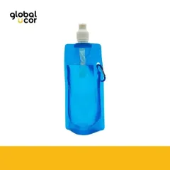 Botella Flexible PET 440cc Azul