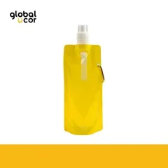 Botella Flexible PET 440cc Amarillo