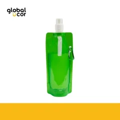 Botella Flexible PET 440cc Verde