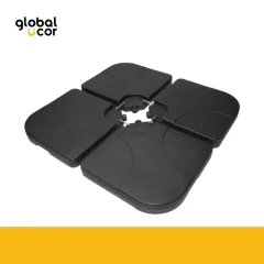 Set 4 Bases Cuadradas Rellenables