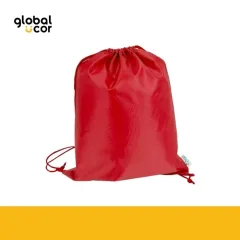 Mochila tipo Morral en tela RPET Rojo
