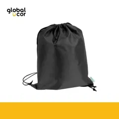 Mochila tipo Morral en tela RPET Negro