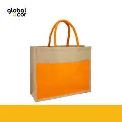 Bolso Yute Canvas Naranja