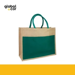Bolso Yute Canvas Verde