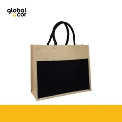 Bolso Yute Canvas Negro