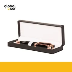 Set de Escritura THORTON negro con detalles encobrizados