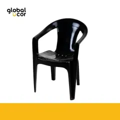 Silla Plástica Milán Negro