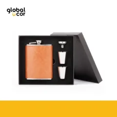 Set Petaca + Vasitos OXFORD