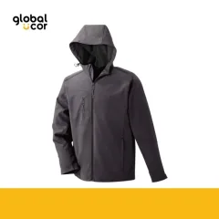 Chaqueta c Gorro Softshell Hombre Manga
