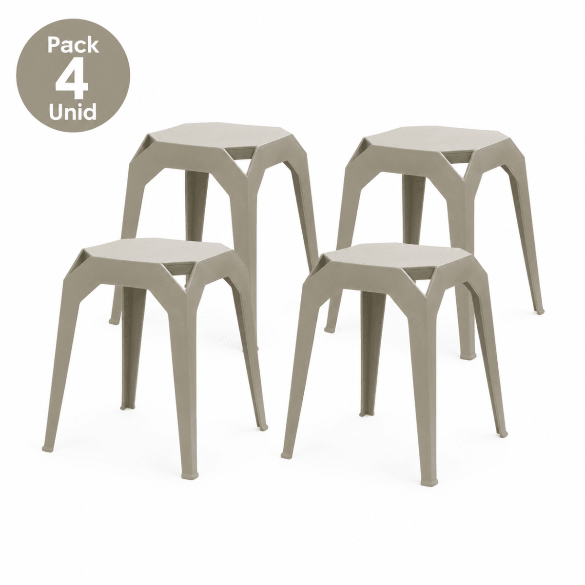Pack 4 Pisos Apilables Beige1