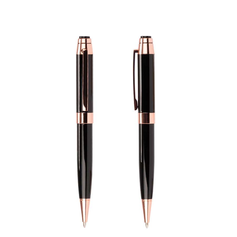 Set de Escritura THORTON negro con detalles encobrizados4
