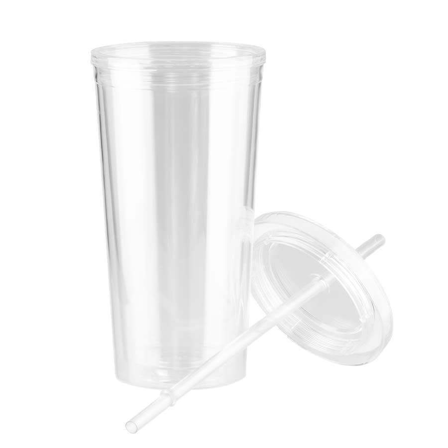 Vaso plástico doble pared aislante 600cc2