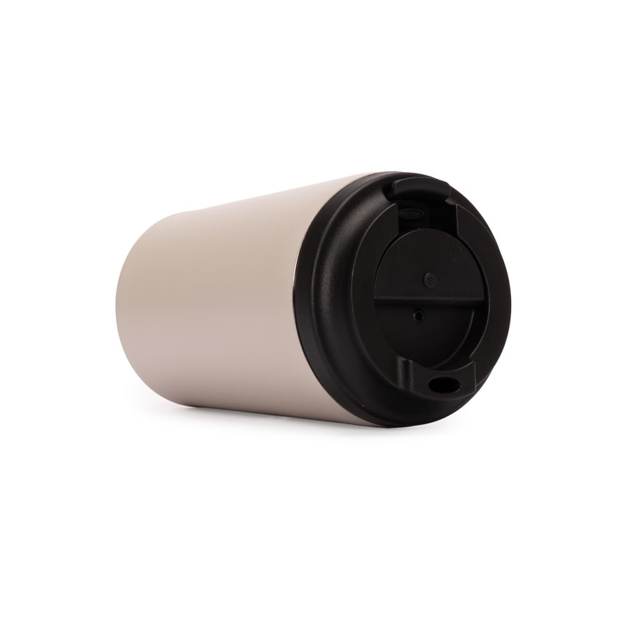 Mug térmico metálico doble pared NORWAY 355cc. Beige2