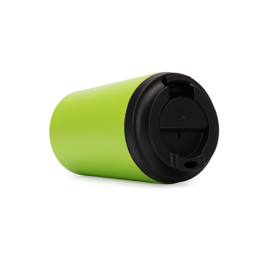 Mug térmico metálico doble pared NORWAY 355cc. Verde Claro3