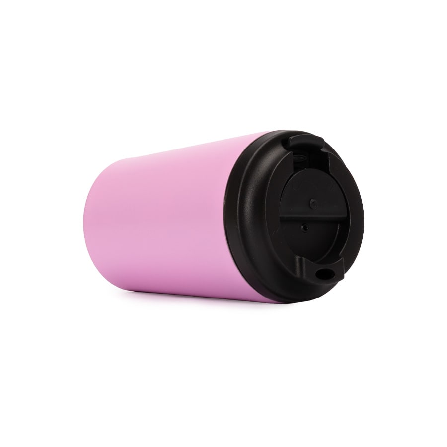 Mug térmico metálico doble pared NORWAY 355cc.Rosado2