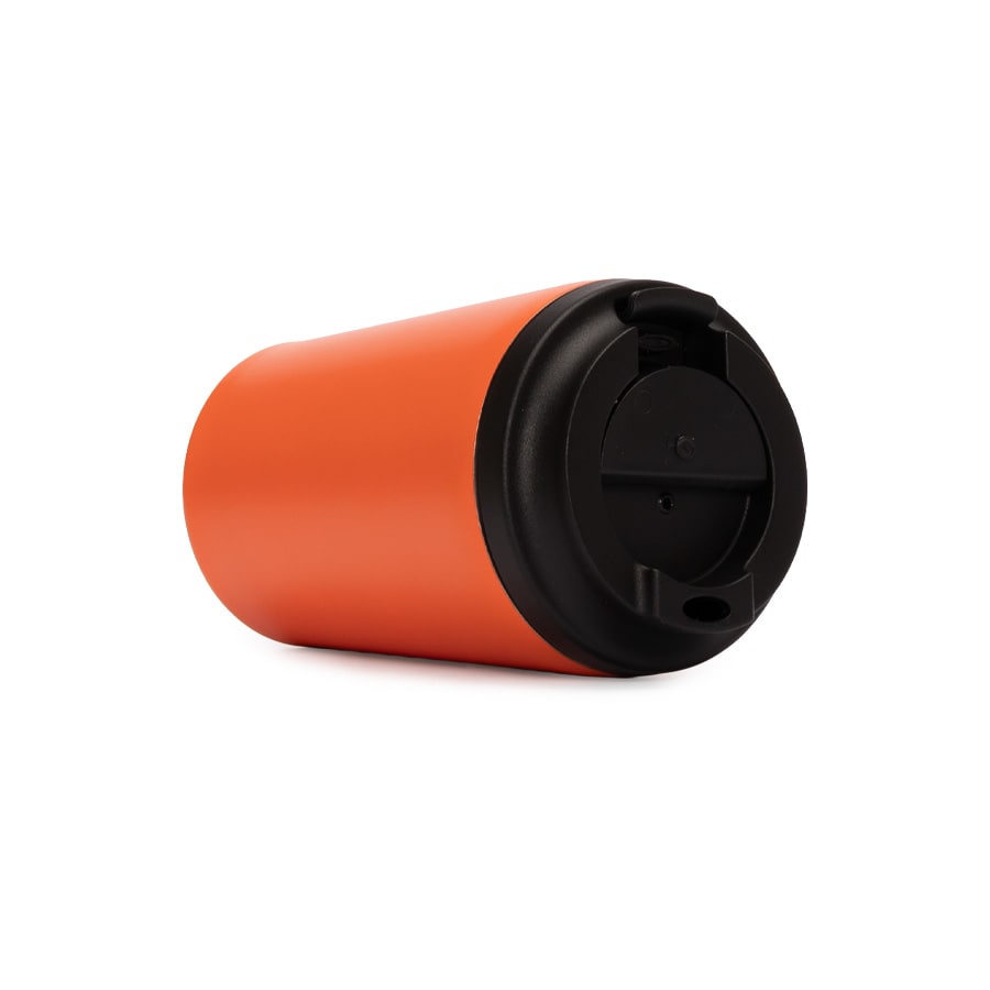 Mug térmico metálico doble pared NORWAY 355cc. Naranja2