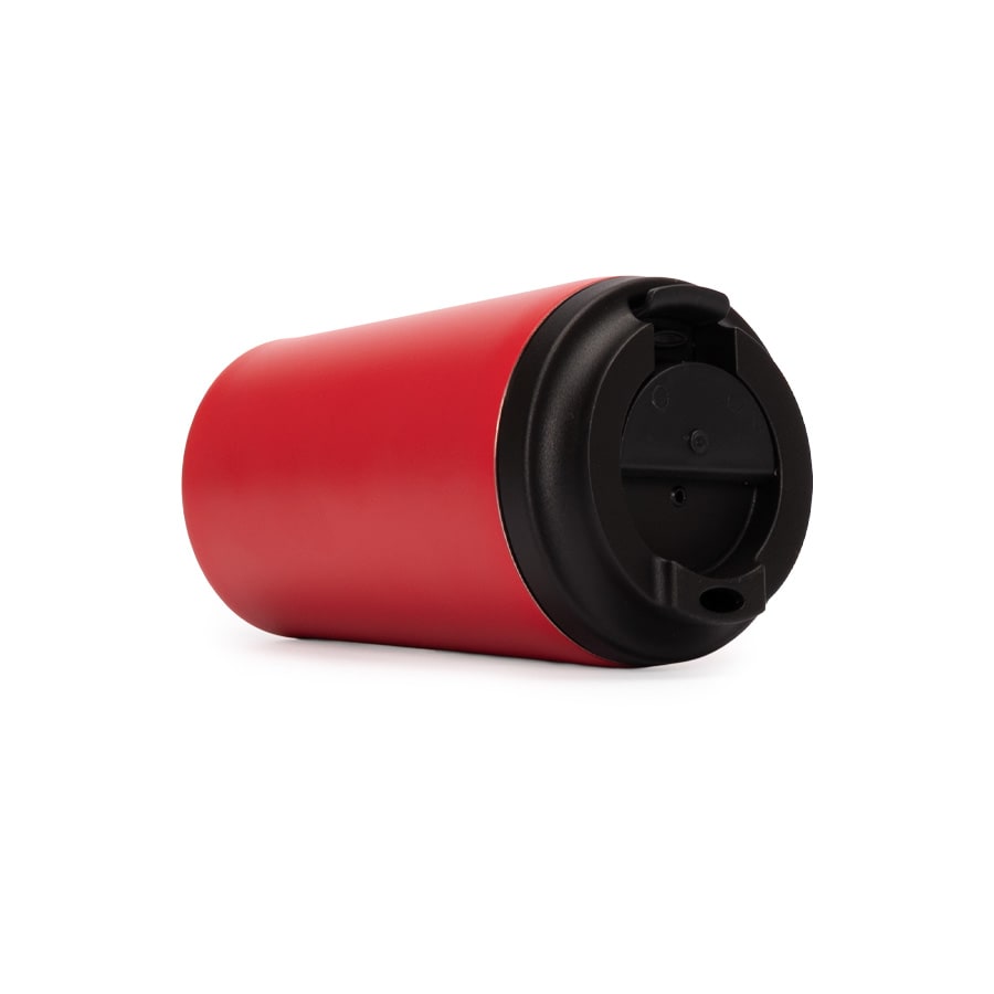 Mug térmico metálico doble pared NORWAY 355cc. Rojo2