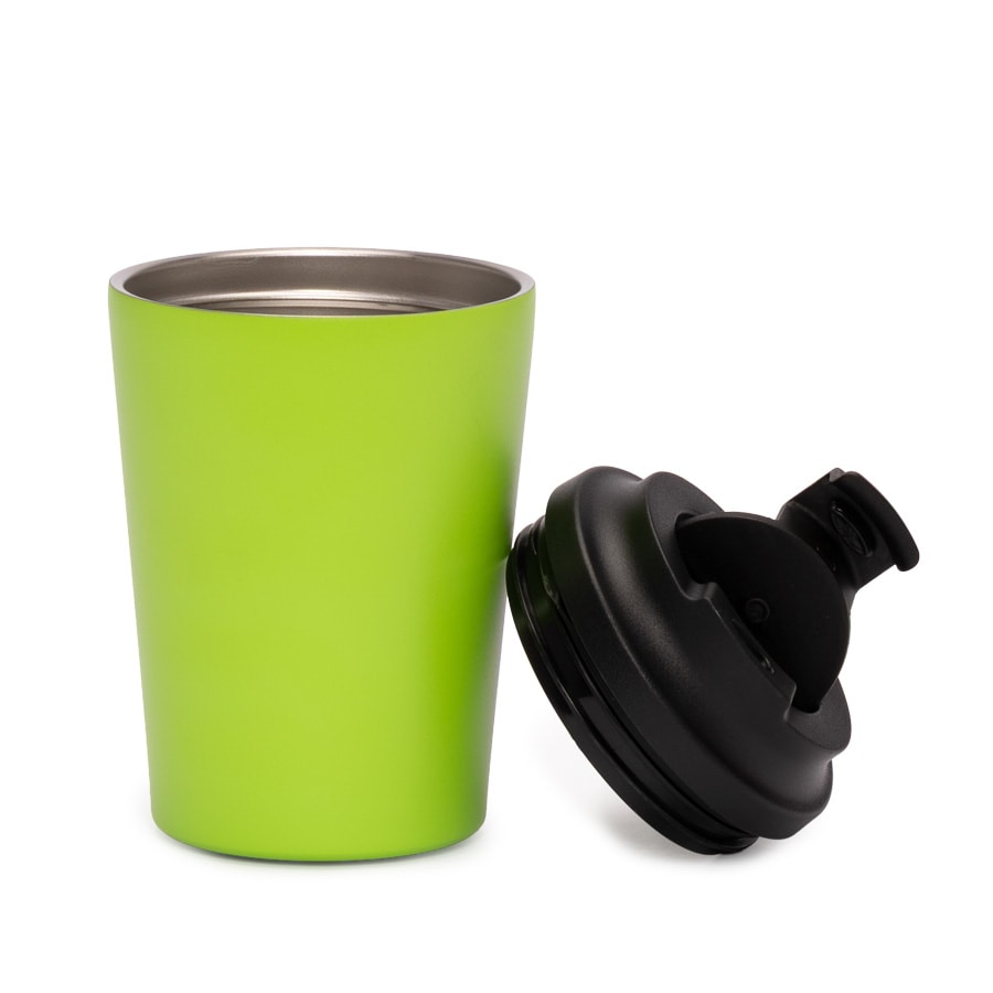 Mug térmico metálico doble pared NORWAY 355cc. Verde Claro2