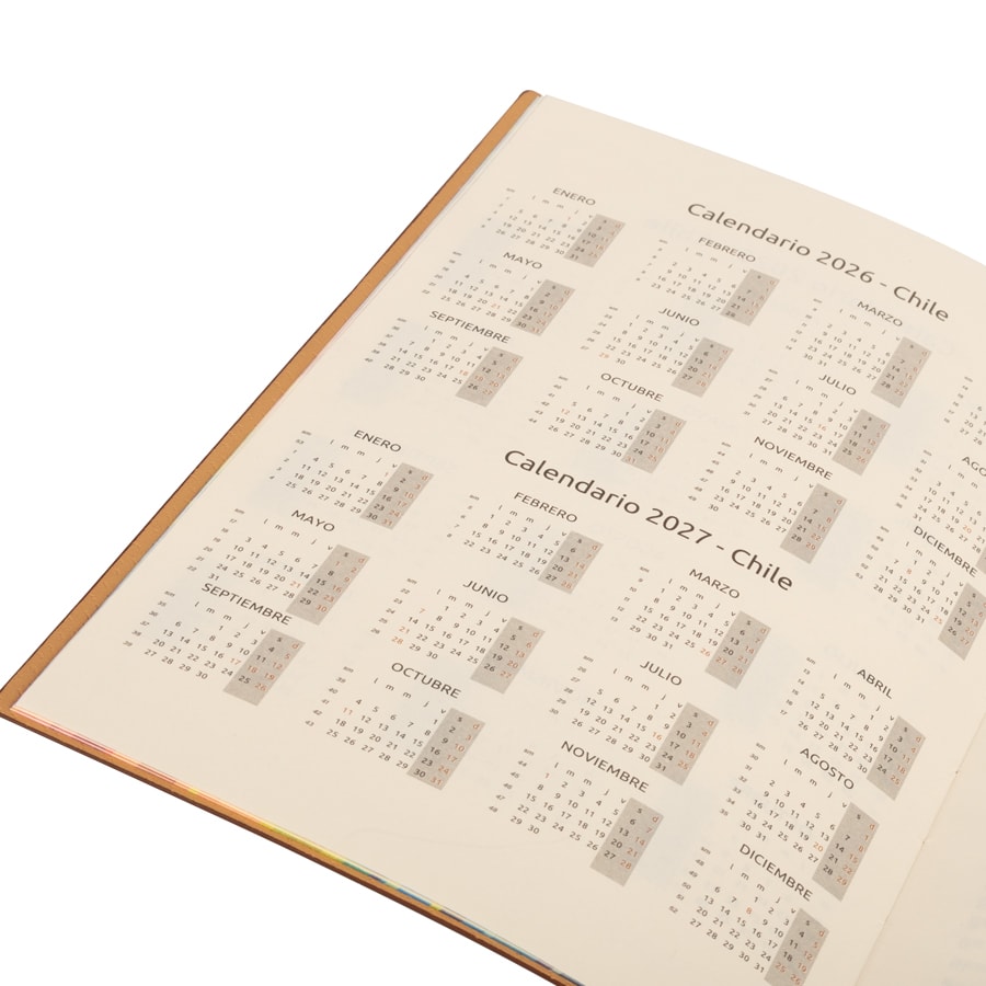 Agenda - Memo - Calendario THOMSON de Eco-Cuero4