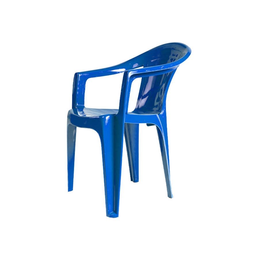 Silla Plástica Milán Azul2