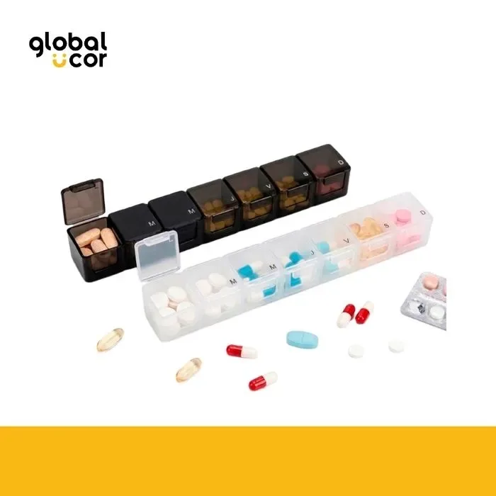 Pastillero Plástico 7 días TREN1