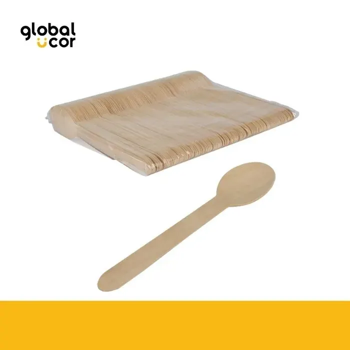 Bolsa con 100 cucharas de madera de Abedul1