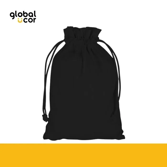 Saco 100% Algodón 120g 20x29 cm Negro1