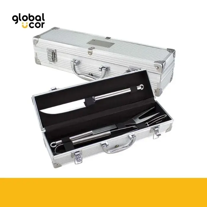 Deluxe BBQ Set Metálico1