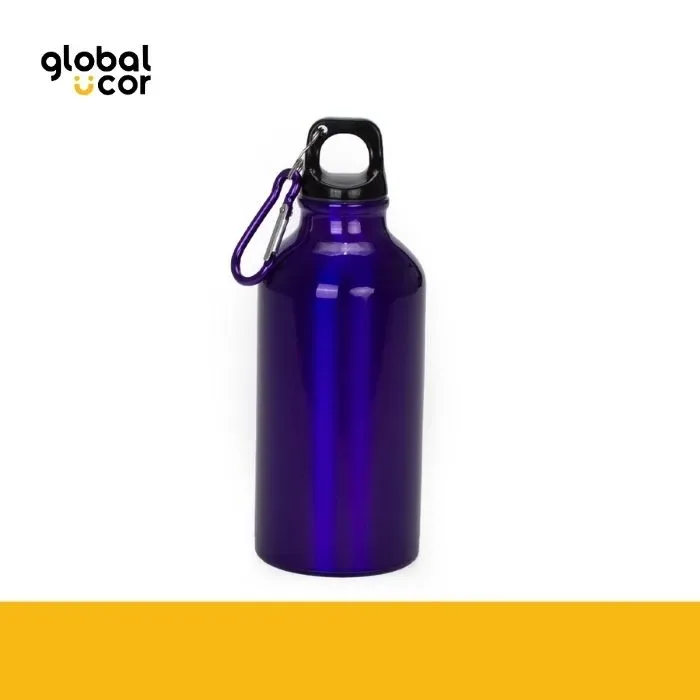 Botella Deportiva de Aluminio 420cc Morado1