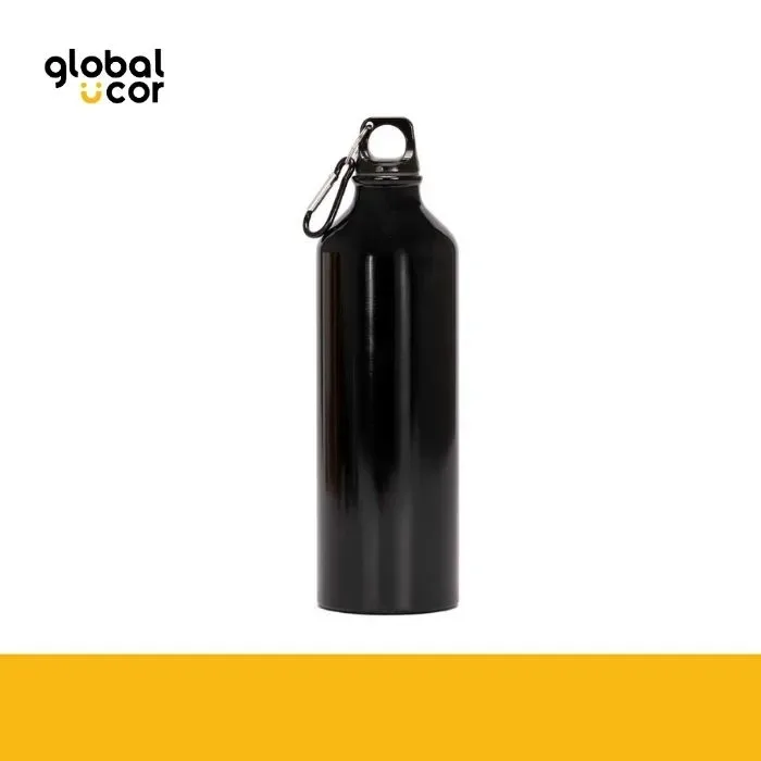 Botella Deportiva de Aluminio 800cc Negro1