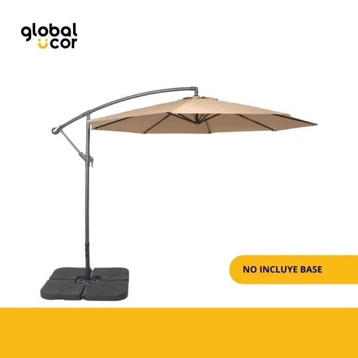 Quitasol lateral colgante Banana Ø3M Beige1