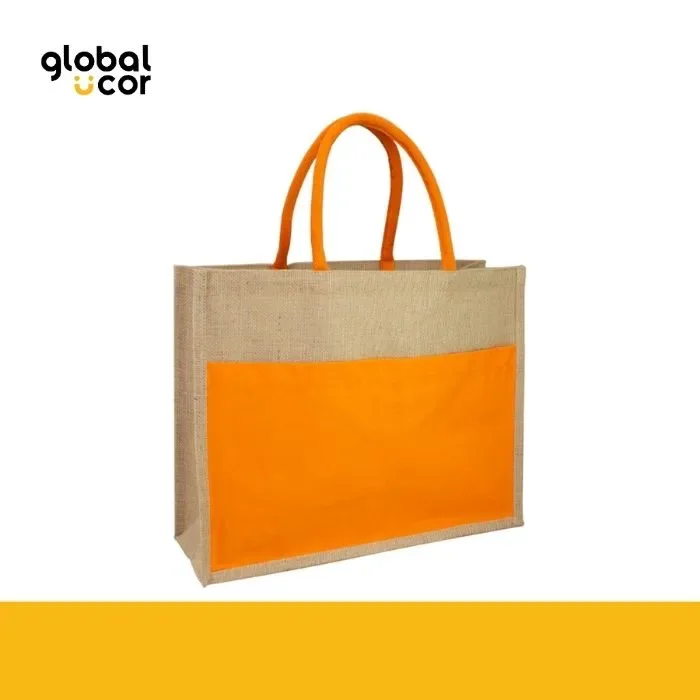 Bolso Yute Canvas Naranja1
