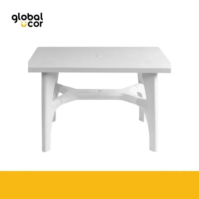 Mesa Plástica Rectangular Blanco1