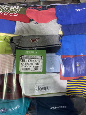 POLERAS HOMBRE M/CORTA C/C 1ERA 18KG1