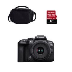 CAMARA MIRRORLESS CANON EOS R10 RF-S 18-45MM IS  / APS-C + MALETIN + MEMORIA DE 64GB