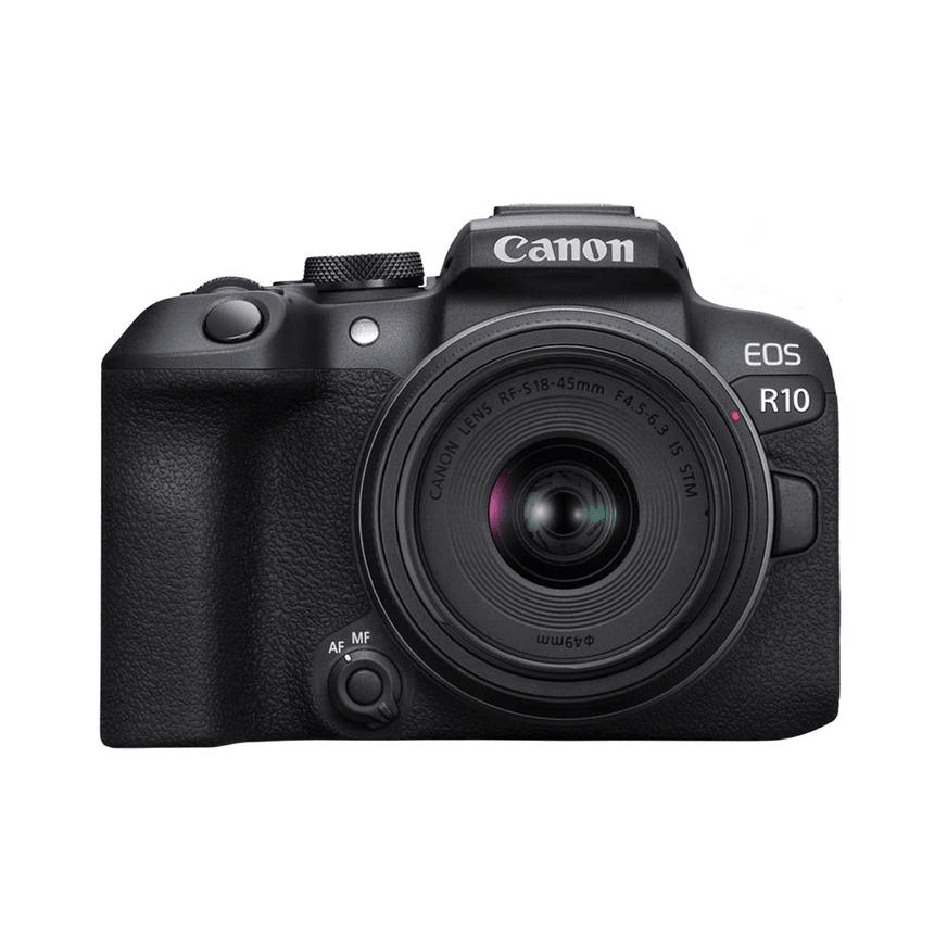 CAMARA MIRRORLESS CANON EOS R10 RF-S 18-45MM IS  / APS-C + MALETIN + MEMORIA DE 64GB1