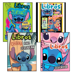 Pack Libros Stitch Para Pintar
