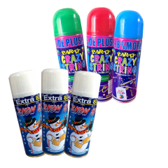 7 Nieve - Serpentina  Artificial En Spray