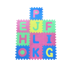 Alfombra Goma Eva Rompecabeza  Niños 10 Piezas Letras 29x29cm