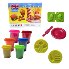 Set Moldes Y Masitas Comida  Rápida