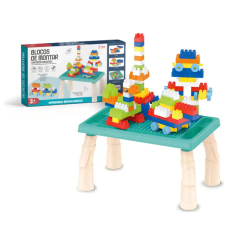 Set De Bloques 100 Pcs Con Mesa