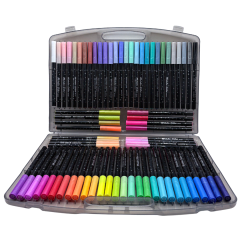 Marcador glitter metálico 72 colores