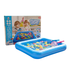Pesca milagrosa con piscina inflable