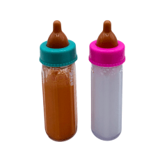 Set De 2 Mamadera Mágica Para Tu  Muñecas