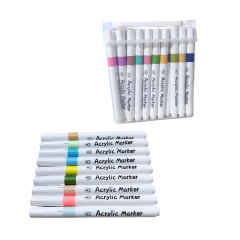 Set 60 Lápices Marcadores  Acrílicos Caja