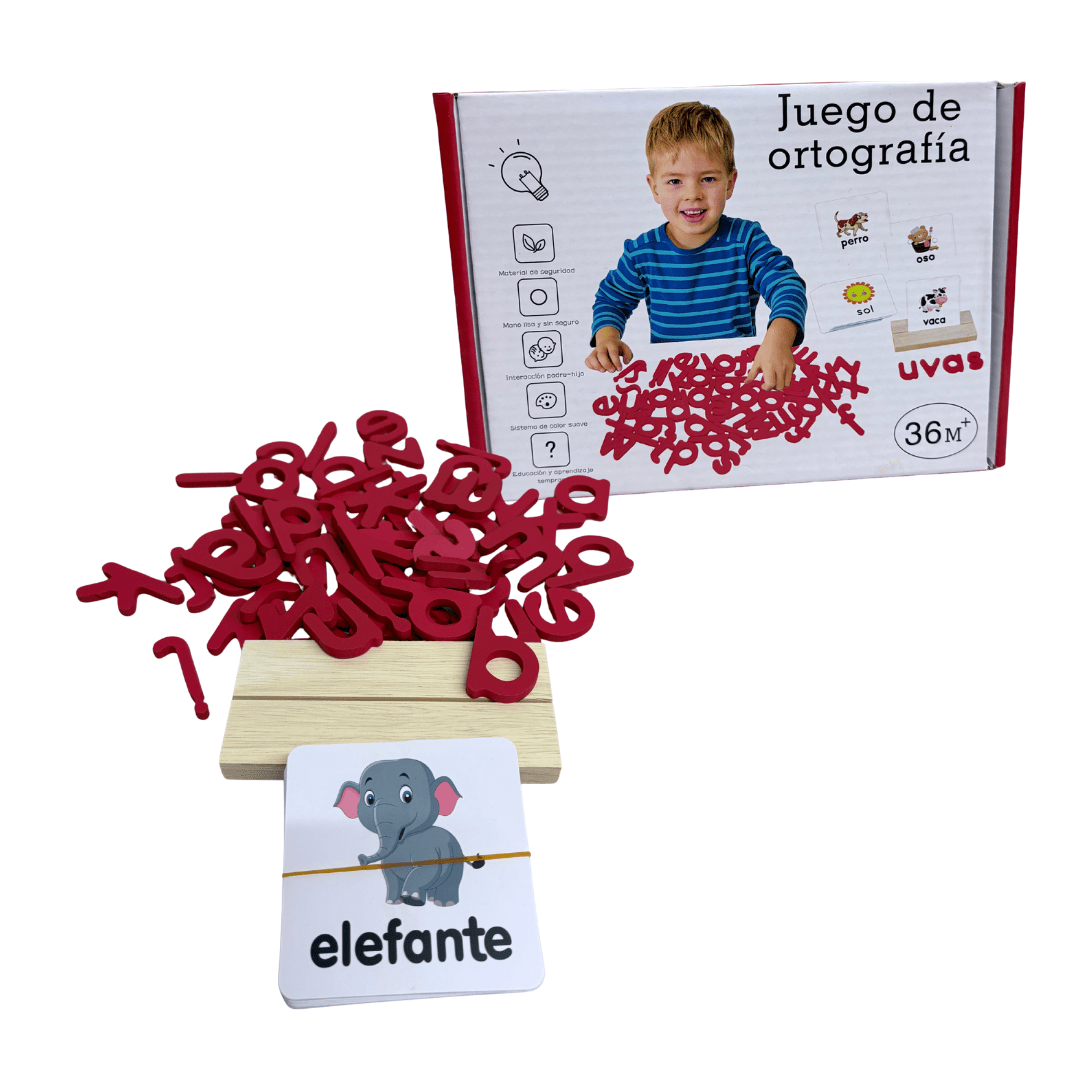 Juego De Ortografía Madera  Letras2